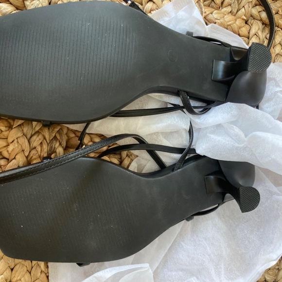 NEW PiePieBuy Women's Lace Up Heeled Sandals Square Size 9.5 Kitten heel - Picture 7 of 7